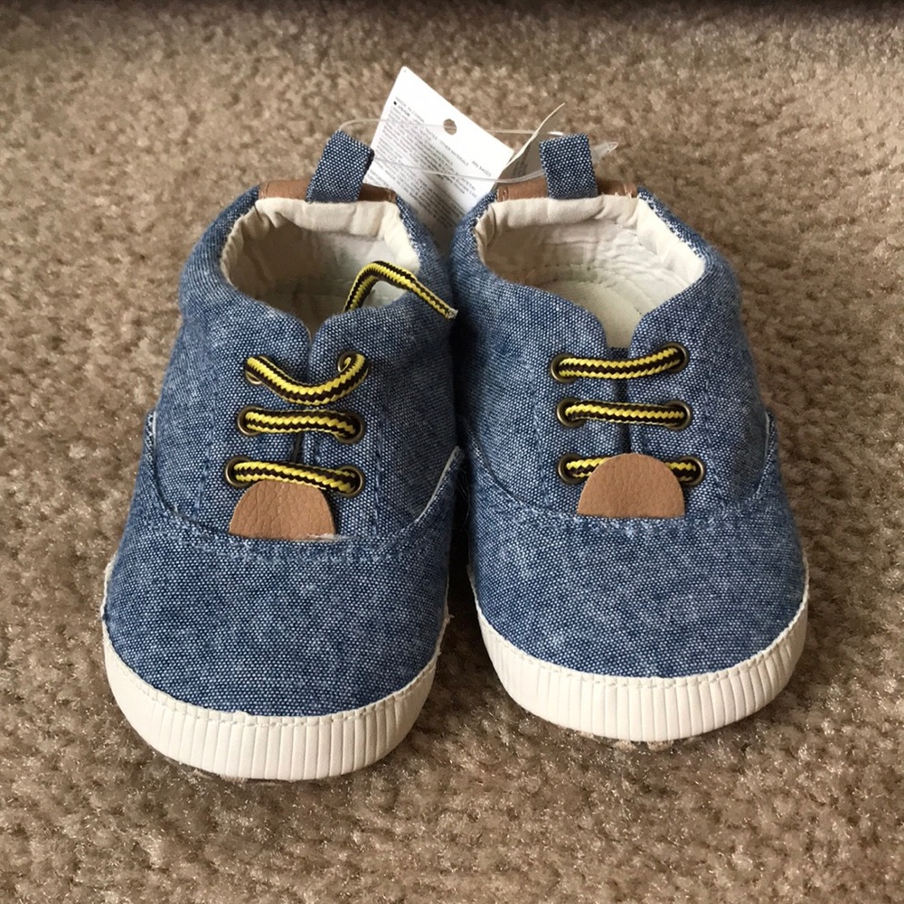 Baby boy crib shoes